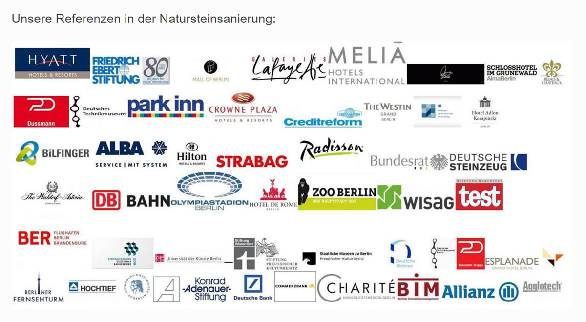 Natursteinsanierung Referenzen für  Rheinland-Pfalz