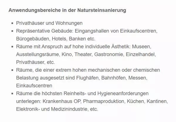 Granit Sanierung 