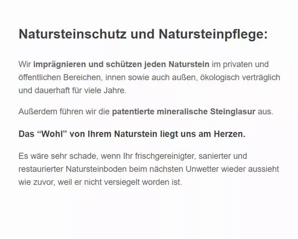 Natursteinschutz in  Meßkirch