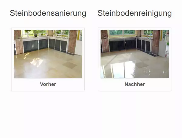 Steinbodensanierung Steinbodenreinigung 